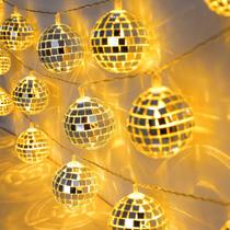 Disco Ball String Light AceList 20 LED para decoração de festas