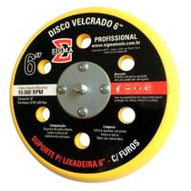 Disco Base Velcrado 6 Polegadas com Furos SIGMA