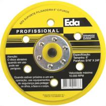 Disco Borracha Eda Para Lixadeira 5 Furo 5'' Com tiras autocolantes 90Y Disco Borracha Eda Para Lixadeira 5 Furo 5'' Com tiras autocolantes 90Y