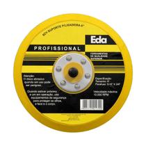 Disco Borracha P/ Lixadeira S/ Furos 8ZH EDA