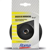 Disco Borracha Roma 4.1/2'' Para Esmerilhadeira Furo 5/8'' 7020 5 Disco Borracha Roma 4.1/2'' Para Esmerilhadeira Furo 5/8'' 7020 5
