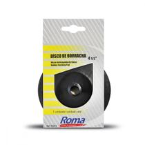 Disco Borracha Roma 4.1/2'' Para Esmerilhadeira Furo 5/8'' 7020 5 Disco Borracha Roma 4.1/2'' Para Esmerilhadeira Furo 5/8'' 7020 5