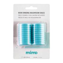 Disco Cogumelo para Caderno Inteligente Azul Água Mimo - 35 mm - 20 Unids