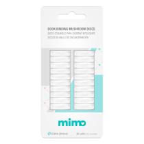 Disco Cogumelo para Caderno Inteligente Branco Mimo - 24 mm - 20 Unids