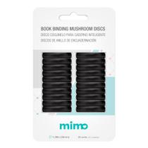 Disco Cogumelo para Caderno Inteligente Preto Mimo - 35 mm - 20 Unids