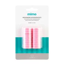 Disco Cogumelo para Caderno Inteligente Rosa Chiclete Mimo - 24 mm - 20 Unids