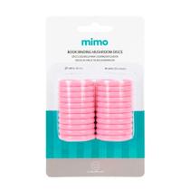 Disco Cogumelo para Caderno Inteligente Rosa Chiclete Mimo - 35 mm - 20 Unids