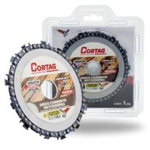 Disco com corrente de motosserra cortag