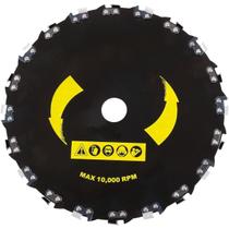Disco Corrente Motosserra 18 Dentes Para Roçadeira Universal Sthil Toyama Husqvarna Branco