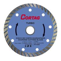 Disco Cortag Diamantado Turbo 110x20mm Disco Cortag Diamantado Turbo 110x20mm