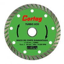 Disco Cortag Diamantado Turbo Eco 110X20mm Disco Cortag Diamantado Turbo Eco 110X20mm