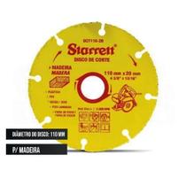 Disco Corte 110,0Mm 4.3 8X 3,0 X F20 P Tungstenio Starrett D