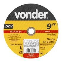 Disco corte 230,0 x 3,2 x 22,23 dcv vonder Disco corte 230,0 x 3,2 x 22,23 dcv vonder