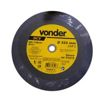 Disco corte 355,0 x 3,2 x 25,4 dcv vonder Disco corte 355,0 x 3,2 x 25,4 dcv vonder