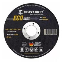 Disco Corte 4.1/2 115 X 22.2 1.0MM 2 Econinox - Kit 10 Unid - Heavy Duty