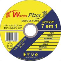 Disco Corte 7 Em 1 Waves 4.1/2X7/8X1,0 Disco Corte 7 Em 1 Waves 4.1/2X7/8X1,0