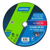 Disco corte 9x1/8inox clas.norton
