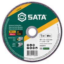 Disco Corte Abrasivo Metal/Inox 7 X1,6Mm ST55054G Sata Disco Corte Abrasivo Metal/Inox 7 X1,6Mm ST55054G Sata