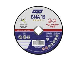 Disco Corte Aco Inox Bna 115X1,0X22,2Mm Disco Corte Aco Inox Bna 115X1,0X22,2Mm