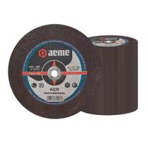 Disco Corte Aeme Aço DCA 402 10X1/8X5/8 2T (254X3.2X15.9) 50 Unidades