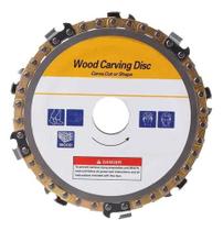 Disco Corte Com Corrente Motossera Para Madeira 115mm