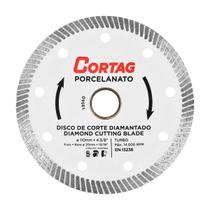 Disco Corte Diamantado Porcelanato 110mm 60863 Turbo Seco Cortag