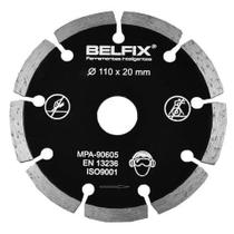 Disco Corte Diamantado Segmentado 110mm x 20mm - Belfix