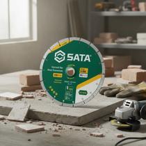 Disco Corte Diamantado Segmentado 180mm Sata St155008 Verde Disco Corte Diamantado Segmentado 180mm Sata St155008 Verde