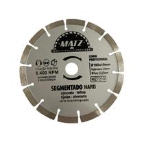 Disco Corte Diamantado Segmentado Hard 180x22,23mm Matz