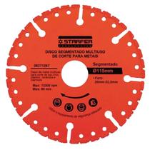 Disco Corte Diamantado Segmentado Para Lixadeira Metais Aço Tubos Marmores e Ceramicas