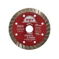 Disco Corte Diamantado Turbo P/ Concreto Pedra 110x20mm Matz