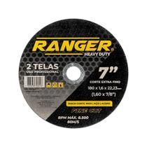Disco Corte Ferro/ Inox 7 X 7/8 X 1/16 - 180 X 22,23 X 1,6 Ref: Rdi-1800 -Ranger