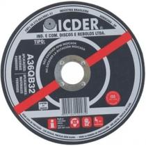 Disco Corte Ferro/ Inox A36QB32 - 7/8 X 1/8 - 22,2 X 3,2 -ICDER