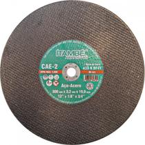 Disco Corte Ferro Itambe 12''X1/8''X3/4''- 2 Telas Cae-2 Disco Corte Ferro Itambe 12''X1/8''X3/4''- 2 Telas Cae-2