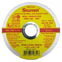 Disco Corte Ferro Starrett 4.1/2''X1/16''X7/8'' - Kit C/12 Pecas Disco Corte Ferro Starrett 4.1/2''X1/16''X7/8'' - Kit C/12 Pecas