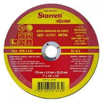 Disco Corte Ferro Starrett 7''X1/8''X7/8'' ./ Kit Com 6 Peças