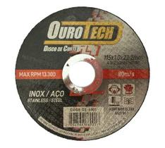 Disco Corte Fino 4.1/2 Aço/inox 100 Pçs Ourotech