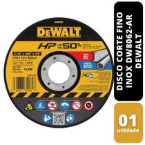 Disco Corte Fino Inox 4.1/2x1x7/8 DW8062-AR Dewalt Disco Corte Fino Inox 4.1/2x1x7/8 DW8062-AR Dewalt