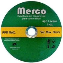 Disco Corte Inox 4.1/2 X 1.0mm X 7/8 Merco