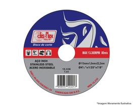 Disco Corte Inox Disflex 115X0,50X22,2Mm c/5pcs