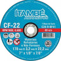 Disco Corte Itambe Refr 2T 7X7/8 Cf22 Disco Corte Itambe Refr 2T 7X7/8 Cf22