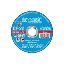 Disco Corte Itambe Refr 4.3/8X20 Cf22 Disco Corte Itambe Refr 4.3/8X20 Cf22