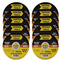 Disco Corte Kit 10 Inox 7 Polegadas 180mm Reforçado 2 Telas Disco Corte Kit 10 Inox 7 Polegadas 180mm Reforçado 2 Telas