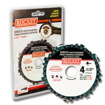 Disco Corte Madeira P/ Esmerilhadeira Corrente Motosserra 4.1/2 Desbaste Entalhar Esculpir Furo 22mm Disco Corte Madeira P/ Esmerilhadeira Corrente Motosserra 4.1/2 Desbaste Entalhar Esculpir Furo 22mm