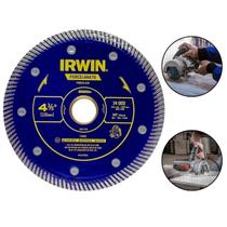 Disco Corte Porcelanato Diamantado Turbo Irwin 4 3/8'' 110mm Mármore Granito Cerâmica Serra Makita
