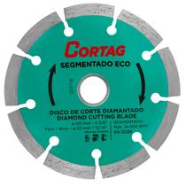 Disco Corte Segmentado Diamantado Eco 110mm Concreto Alvenaria Bloco de Concreto Cortag