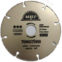 - Disco Corte Serra Circular 110mm Matz Tungstênio P/ Madeira