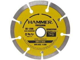Disco Corte Serra Mármore 11cmx 2cm Segmentado DD1200 Hammer