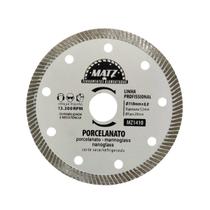 Disco Corte Turbo Diamantado P/ Porcelanato 110x20mm Matz
