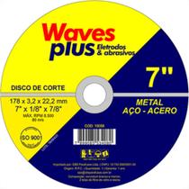 Disco Corte Waves Ferro 7X7/8 2T Disco Corte Waves Ferro 7X7/8 2T
